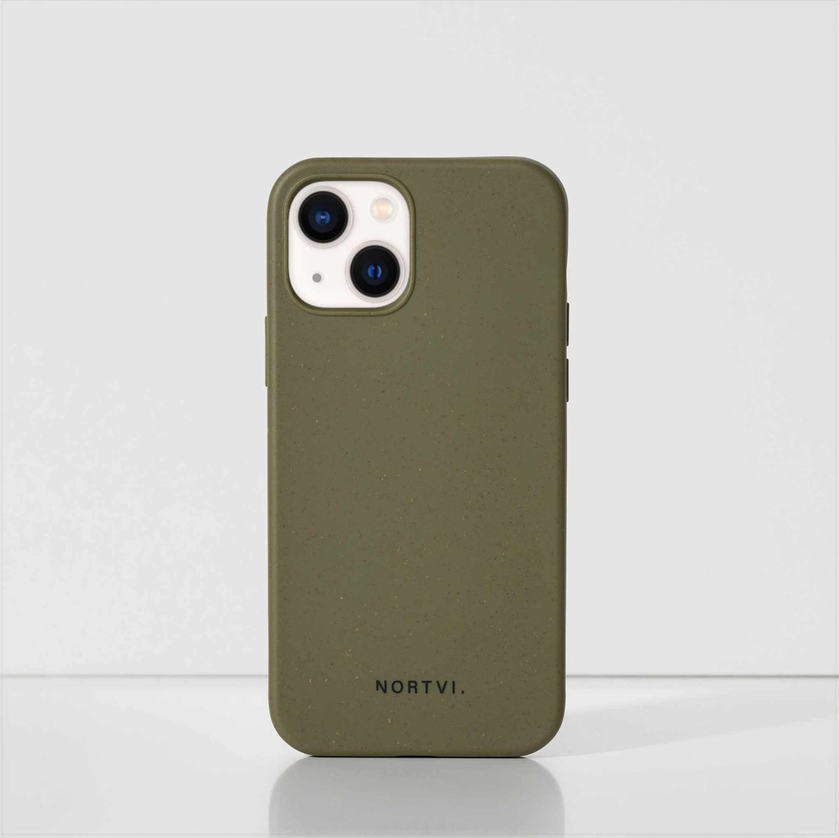 NORTVI iPhone 13 Mini hoesje | Donkergroen | Sterk, Duurzaam & Fashionable