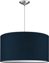 Home Sweet Home hanglamp Bling - verlichtingspendel Basic inclusief lampenkap - lampenkap 50/50/25cm - pendel lengte 100 cm - geschikt voor E27 LED lamp - donkerblauw