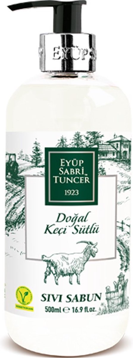 Eyüp Sabri Tuncer – Geitenmelk - 100% Natuurlijke handzeep met pomp – 500 ml
