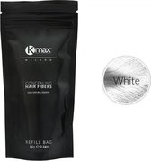 Kmax keratine haarvezels - Wit (64 gr)