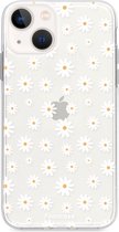 iPhone 13 hoesje TPU Soft Case - Back Cover - Madeliefjes