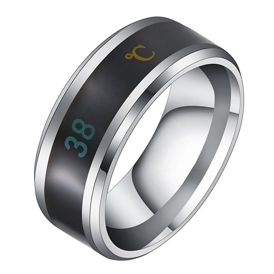 dynastie voorbeeld vriendelijk Smart Ring - waterdichte temperatuursensor - Intelligente Smart Ring - Ring  - Finger... | bol.com