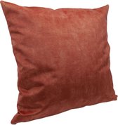 SENSE Sierkussens Velvet Dream Salmon - Accessoire woonkamer Zalm kleur - 60X60CM