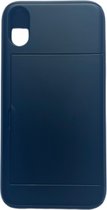 iPhone X/Xs pashouder hoesje - pasjes - Telehoesje - slide armor - apple - iPhone - Opberging - Creditcard - 2 in 1 - In 7 kleuren - Zwart - Donker blauw - Donker groen - Grijs - Goud - Rood 