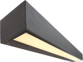 Deko-Light - Linear II - Wand Buiten Verlichting - 3000K Warm Wit - 500mm Donker Grijs - IP65