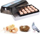 Vitafa Broedmachine - Broedmachine automatisch - Warmteplaat - Incubator - Met schouwlamp - 4 tot 35 eieren
