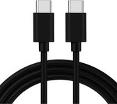 USB-C naar USB-C kabel - Zwart - 1.2m - Geschikt voor smartphones