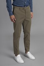 Laurent Vergne - Katoenen Chino Broek - Taupe - Maat 54