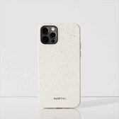 NORTVI iPhone 13 Pro hoesje | Crème Wit | Sterk, Duurzaam & Fashionable