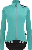 Santini Fietsjack Winter Dames Aqua Blauw - Vega Multi Winter Jacket For Woman Acqua Blue - XXL