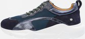 KUNOKA IZZI platform sneaker sparkly blue - Sneakers Dames - maat 39 - Blauw Wit