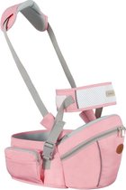 Dakta® Draagzak | Baby | 0-24 maanden | Pink | Rugzak voor baby | Ergonomisch design