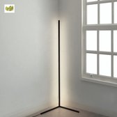 Ortho® – Originele LED Vloerlamp – Hoeklamp – Led Sfeerlicht - Zwart – Natuurlijk Wit licht