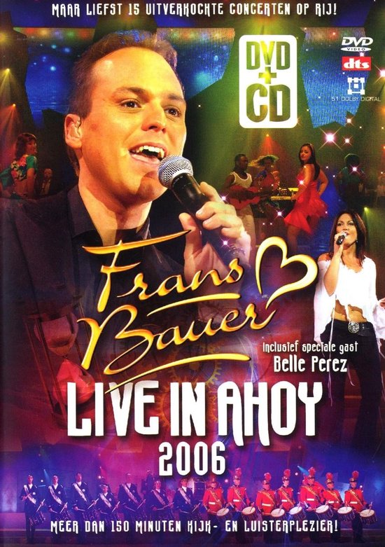 Cover van de film 'Frans Bauer - Live In Ahoy 2006 + cd'