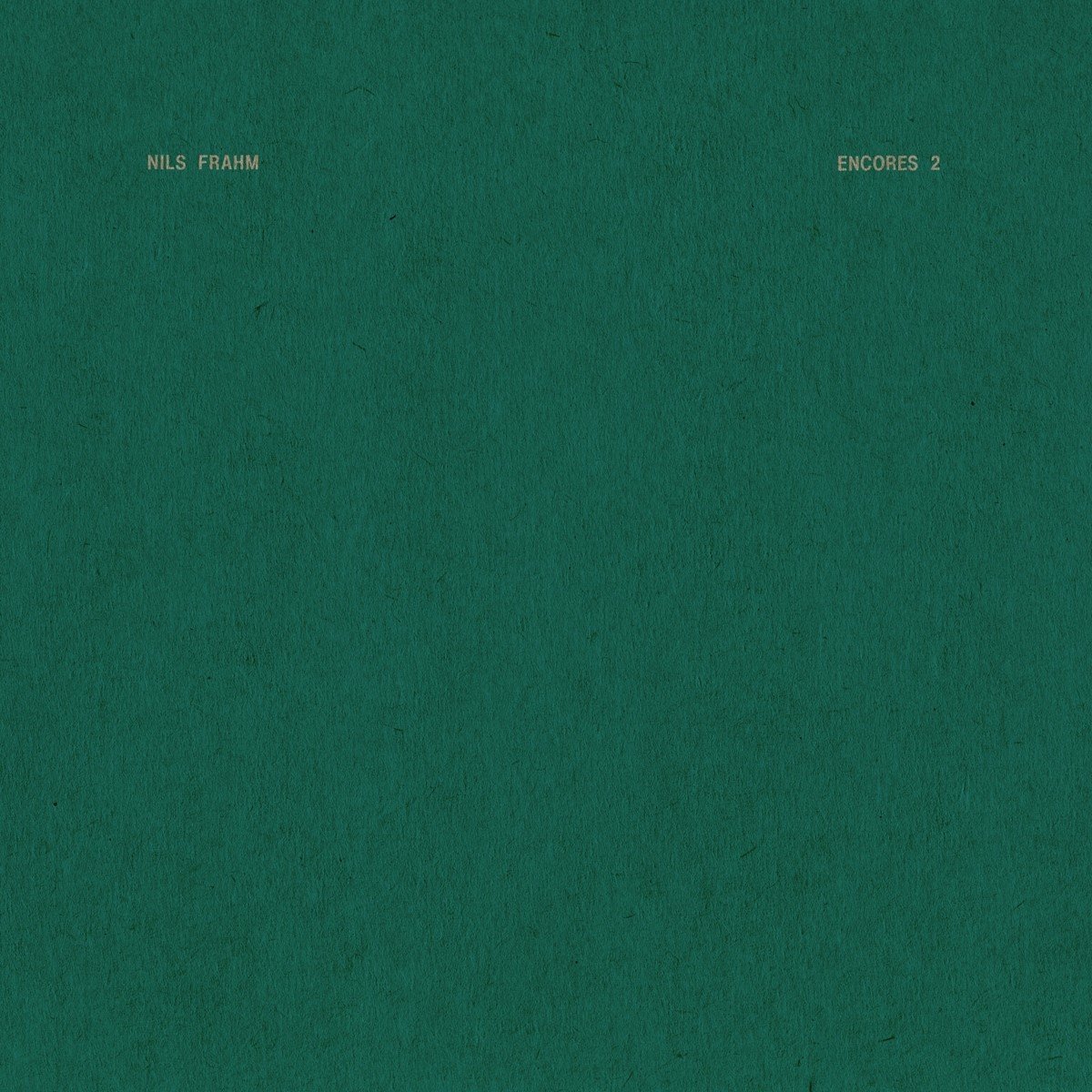 Nils Frahm - Encores 2 (12" Single)