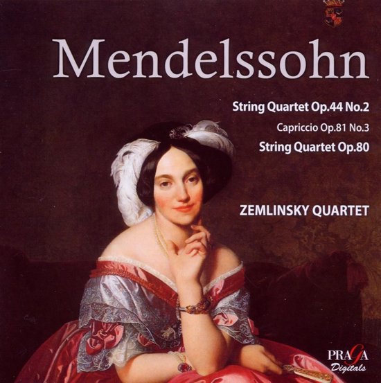 Zemlinsky Quatet - Mendelssohn: String Quartet Op. 44 No.2 / Capricio Op.81 No.3 / String Quartet Op.80 (Super Audio CD)