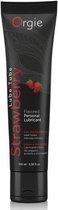 Power Escorts -  Lube Tube Strawberry -  Glijmiddel met Aarbeien smaak - water basis - 100 Ml - ORGIE - 21104