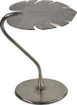 Plantenwinkel Monstera L plantentafeltje zilveren sidetable aluminium 43x36x58 cm