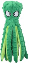 Miss Oeki - Octopus Groen - Octopus toy - Octopus Mood - Octopus knuffel - Hondenspeelgoed - Hondenbenodigheden - piepspeelgoed - pluche speelgoed