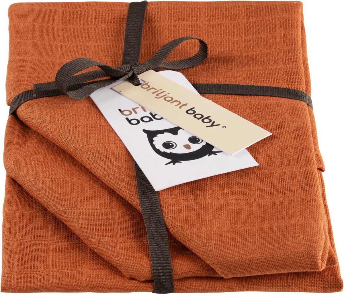 Goedkoopste Briljant Baby Luiers Hydrofiel - Terra - 70x70 cm - 3 Stuks