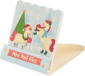 Kerst Mini Nagelvijl - 4,5 cm - 6 stuks in 1 verpakking