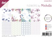 Joy!Crafts Papierset - A4 - 3x4 tweezijdige designs - Michelle's flowers