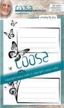 COOSA Crafts stempel A6 -Envelope Fly duo A6 Engels COC-034