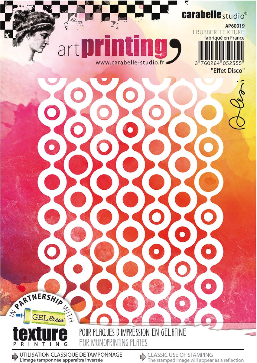 Carabelle Studio • art printing A6 disco effect