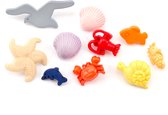 Buttons ass. 1 pk. sea creatures