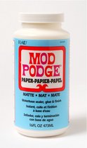 Mod Podge Paper Matte - Lijm vernis en sealer in één - Mat- 473 ml