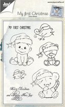 Joy!Crafts • clear stempel kerstbeertjes eerste kerstJoy!Crafts • clear stempel kerstbeertjes eerste kerst