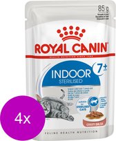 Royal Canin Indoor 7+ In Gravy - Kattenvoer - 4 x 12 x 85 g