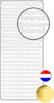 Vaessen Creative Sticker - 10x23cm - 10st - goud "van Harte beterschap"