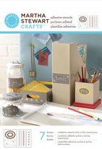 Martha Stewart adhesive stencil set pretty borders - 3 stuk