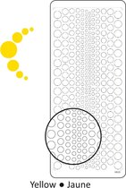 Vaessen Creative Sticker - 10x23cm - 10st - geel bradsArt. nr. 20380-0429GE
