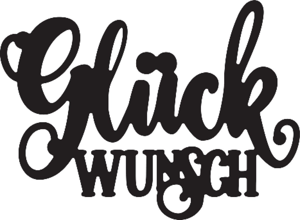 Vaessen Creative • Matrice De Découpe Avec Tampons Cœur Texte Allemand