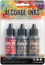 Ranger Alcohol Ink Kit - tuscan garden - 3x14 ml