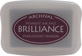 Brilliance ink pad pearl crimson