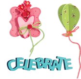 Sizzix Sizzlits Snijmal Set - Celebrate - 3 stuks