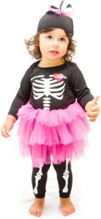 Doe voorzichtig Slordig vreemd Imaginarium Halloween Baby Suit Skelet Roze - Verkleedkleding Baby - Maat 68-74  | bol.com