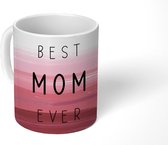 Mok - Koffiemok - Best mom ever - Mama - Quotes - Spreuken - Mokken - 350 ML - Beker - Koffiemokken - Theemok - Kleine kadootjes - Mok met tekst