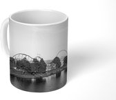 Mok - Cannstatter Volksfest in Stuttgart - zwart wit - 350 ML - Beker