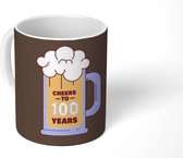 Mok - Koffiemok - Jubileum - Bier - 100 Jaar - Mokken - 350 ML - Beker - Koffiemokken - Theemok