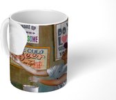 Mok - Pizza deeg omhoog gooien - 350 ML - Beker