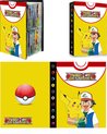 Afbeelding van het spelletje Verzamelmap voor Pokèmonkaarten - Verzamelmap pokèmon kaarten - Verzamelmap voor 240 kaarten - 4 pocket map - Pikachu en Ash
