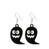 Bijoux oorbellen met hanger spookje