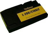 Inktplace Huismerk L-200 / 210XL Inkt cartridge Yellow / Geel geschikt voor Lexmark