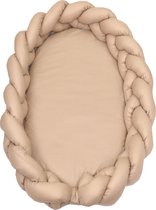 MamaLoes Amy Zand 2-in-1 Braided Bedbumper en Babynest 82247