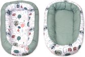 MamaLoes Amy Animal Forest Green Reversible Babynest 81899