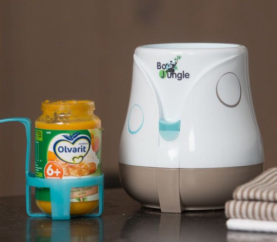 Bo Jungle - Flesverwarmer baby - Compacte Flessenwarmer - Brede hals 8,5 cm doorsnee - Inclusief accesoires - Ook voor potjes babyvoeding - Schakelt automatisch uit - Water sensor - Bottle Warmer Flower van Bo Jungle — afbeelding 5
